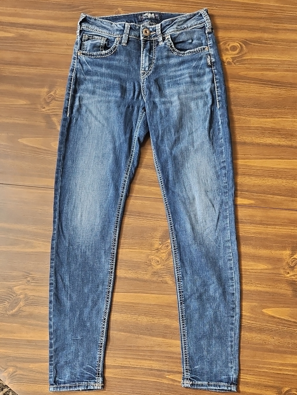 Silver Jeans Women's Skinny Blue Denim